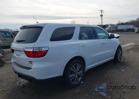2013 Dodge Durango R/T z USA, uszkodzony, nr VIN 1C4SDJCT6DC695582